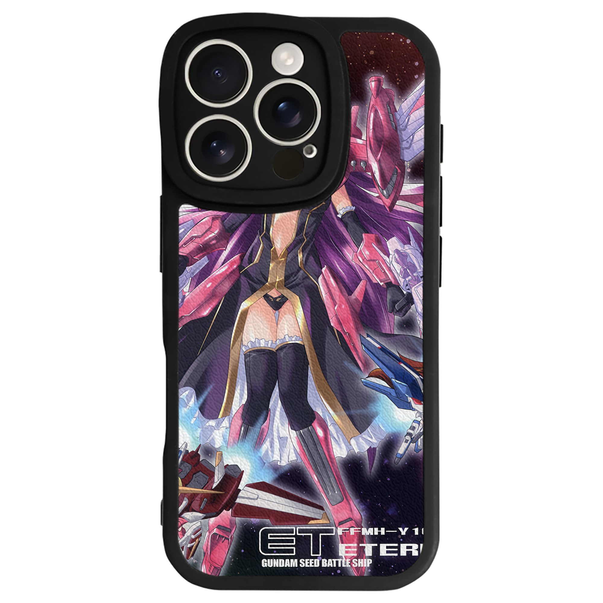 （画像用） 機動戦士ガンダム Mobile Suit Gundam 【iPhone 16シリーズ対応】シリコンスマホケース（レザー調） 材質：シリコン